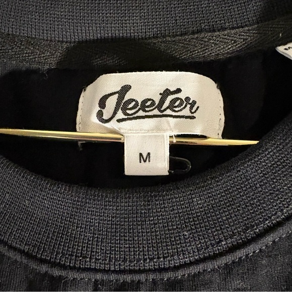 Jeeter Black Graphic Men's T-Shirt, Sz M, great condition. 100% cotton. - Picture 4 of 7